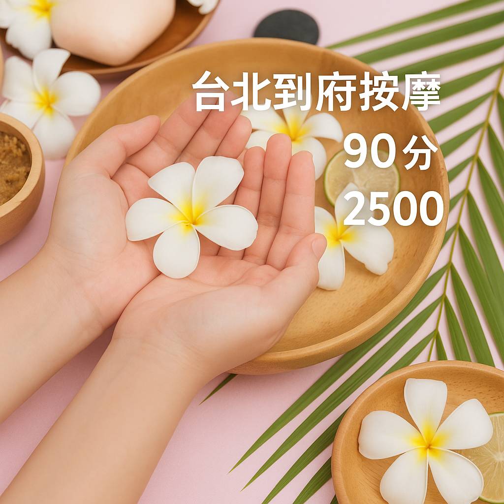 全身舒壓首選 💆‍♂️ 24H 頂級外送到府按摩，身心靈徹底解放！