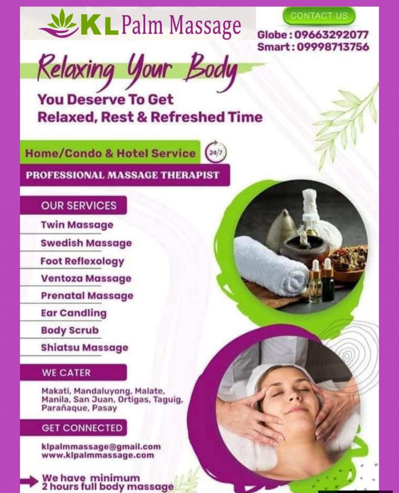 Home Service Massage Malate Manila