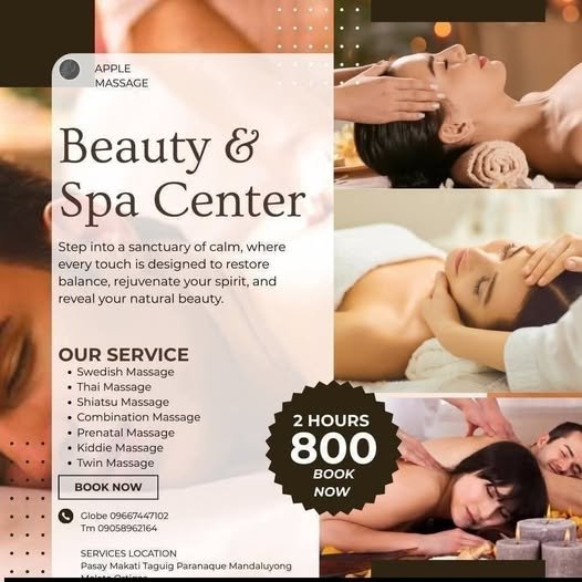 Home Service Massage Solaire City Of Dreams Okada Manila